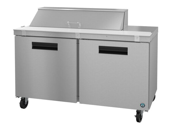 Hoshizaki 60” 2 Door Stainless Steel Refrigerated Sandwich Prep Table