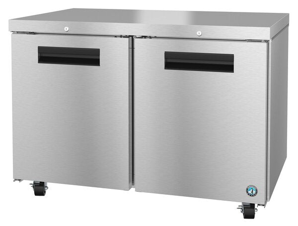 Hoshizaki 60" Refrigerator Two Section Undercounter View From The Left