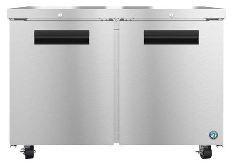 Hoshizaki 48" Refrigerator Two Section Undercounter Front View