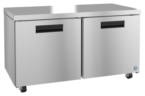 Hoshizaki 60" Refrigerator Two Section Undercounter View From The Left