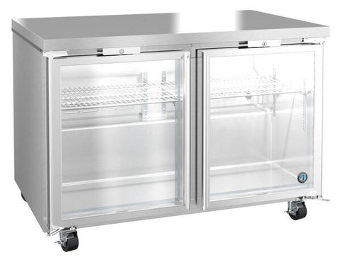 Hoshizaki 48" Refrigerator Two Section Undercounter View From The Left