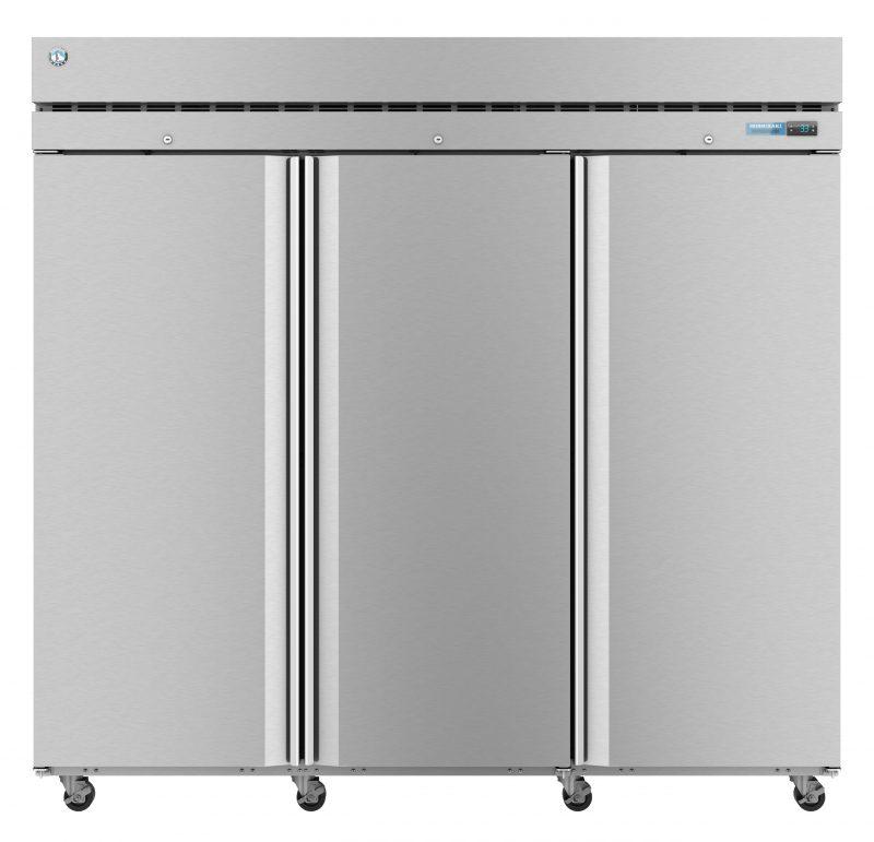 Hoshizaki Two Section Upright Reach-In Freezer Front View