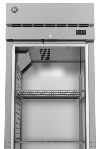 Hoshizaki Single Section Upright Refrigerator Inside View