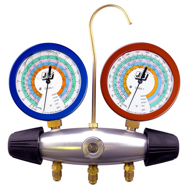 JB 24600 Zeppelin Series 2-Valve Manifold Side View