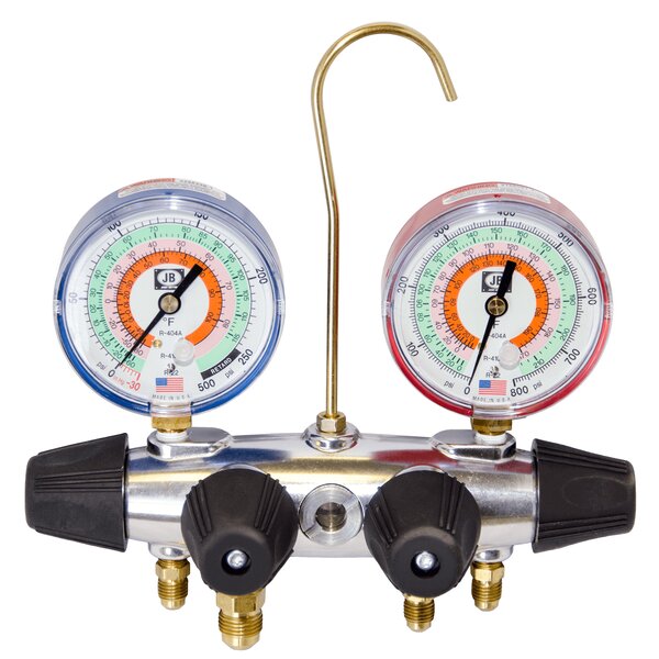JB 25225 Zeppelin™ 4-Valve Manifold Side View