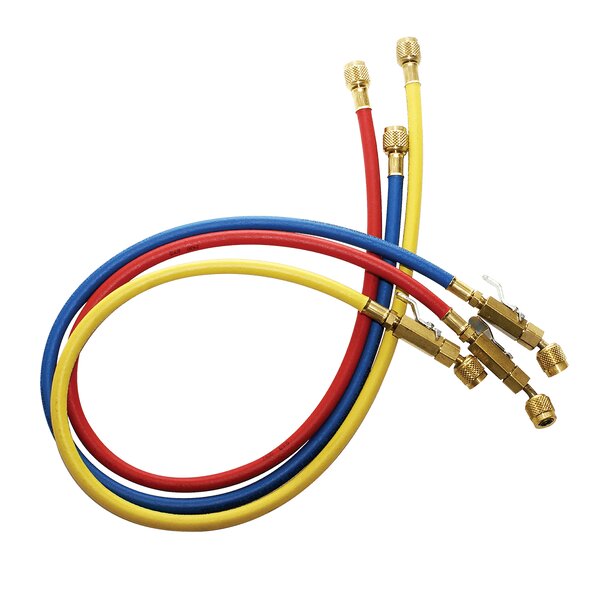 JB CCLBV-48 Kobra Charging Hose Set with Ball Valve Side View