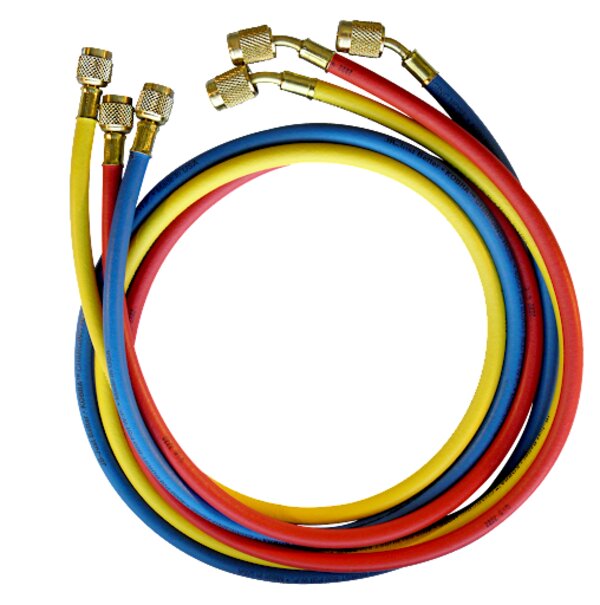 JB CCLBV-72 Kobra Charging Hose Set with Ball Valve Side View