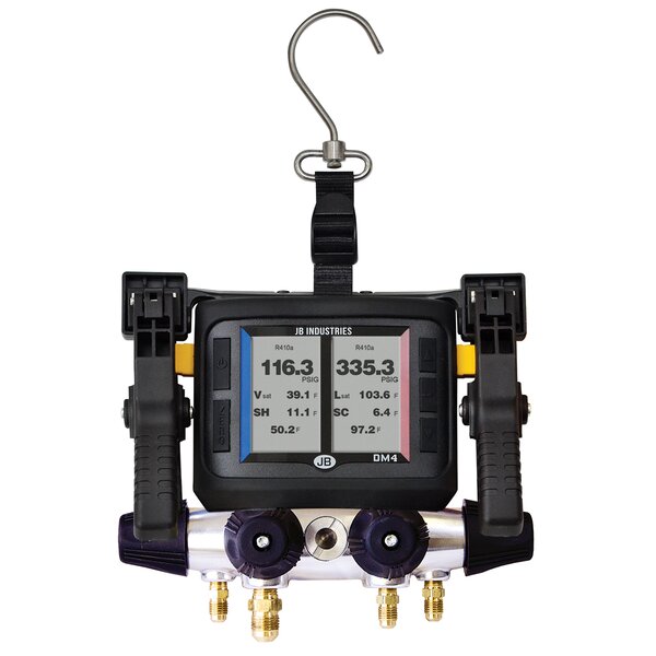 JB DM4-ZW Zeppelin® Wireless 4Valve Digital Manifold Front View