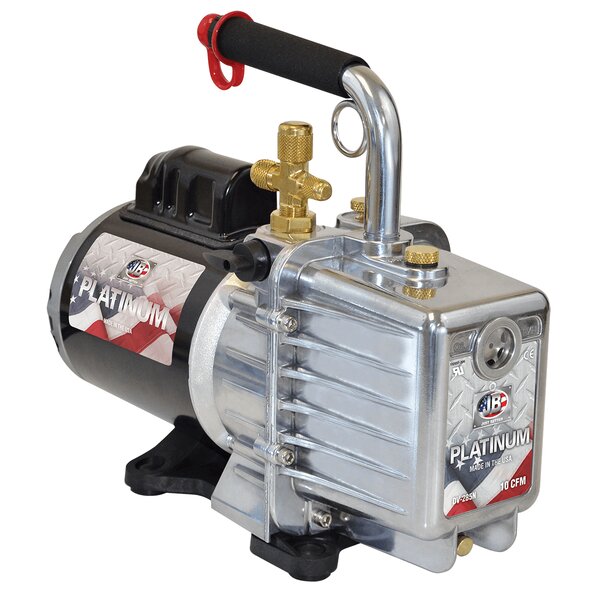 JB DV-285N 10 CFM Platinum Series Vacuum Pump Side View