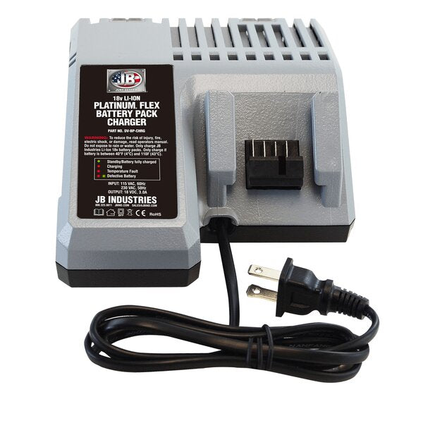 JB DV-BP-CHRG Flex Pump Battery Charger Side View