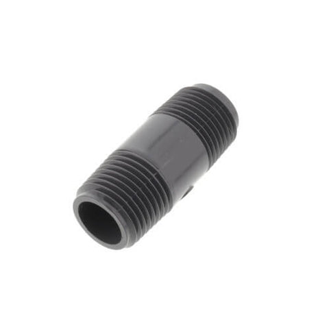 1/2" x 2" PVC Schedule 80 Threaded Nipple