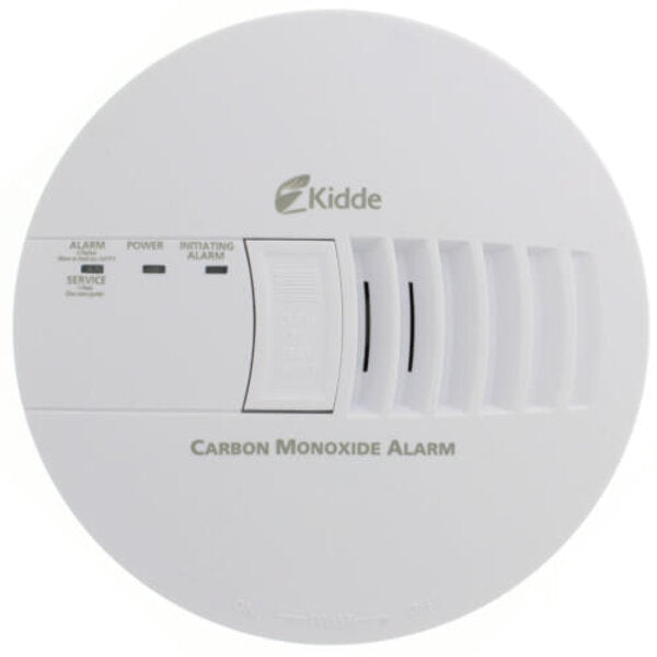 Kidde 21006406 AC Wire-in Carbon Monoxide Alarm With Battery Back-Up Front View