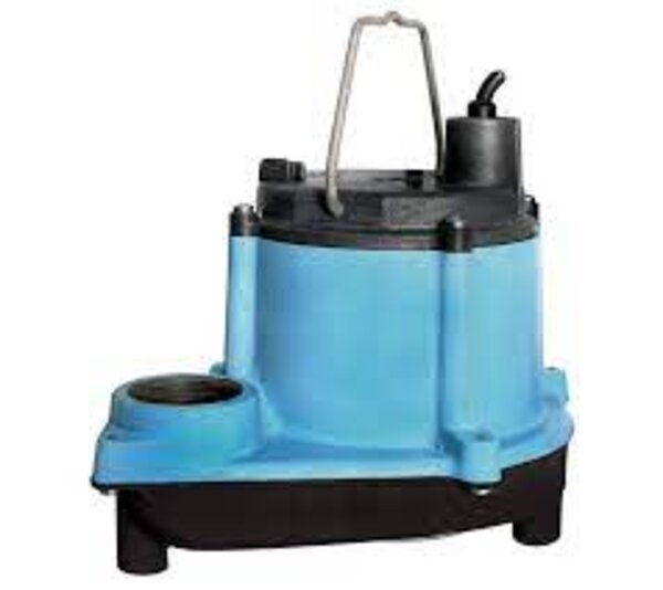 Little Giant 6-CIA Cast Iron Sump Pump Side View