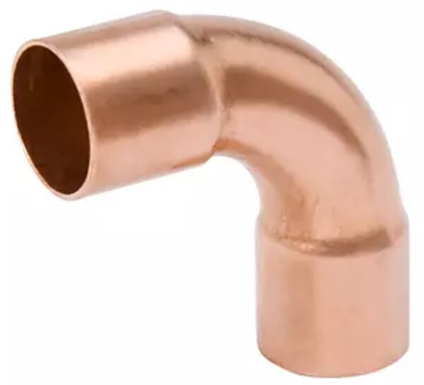 Long Radius 90° Elbow Copper Fitting