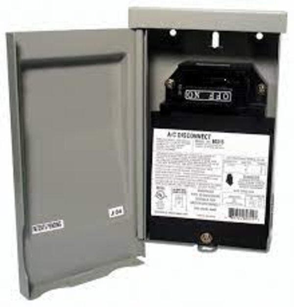 MARS 83917 60A Fused Disconnect with Internal Surge Protector Side Open Side View