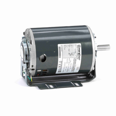 Marathon Open Drip Proof Belt Drive Motor Side view