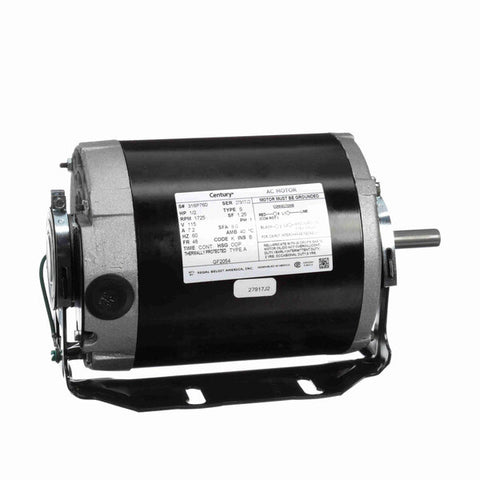 Marathon Open Drip Proof Belt Drive Motor Side view