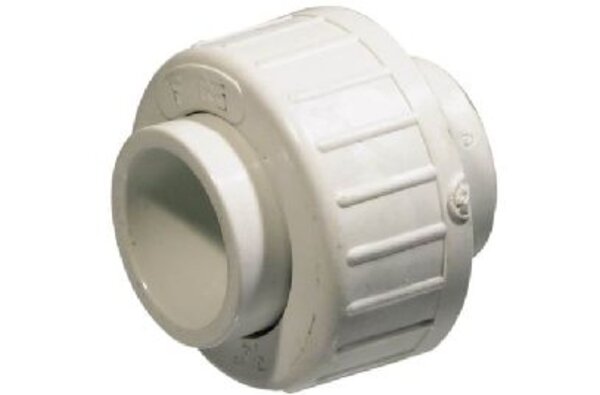 Mueller Streamline 457-007 3/4 x 3/4 PVC SLIPxSLIP Union Side View