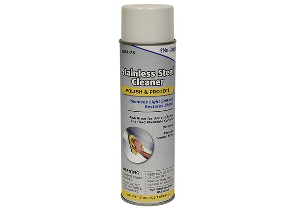 Nu-Calgon 4084-75 Stainless Steel Cleaner for Restoring Shine Front View