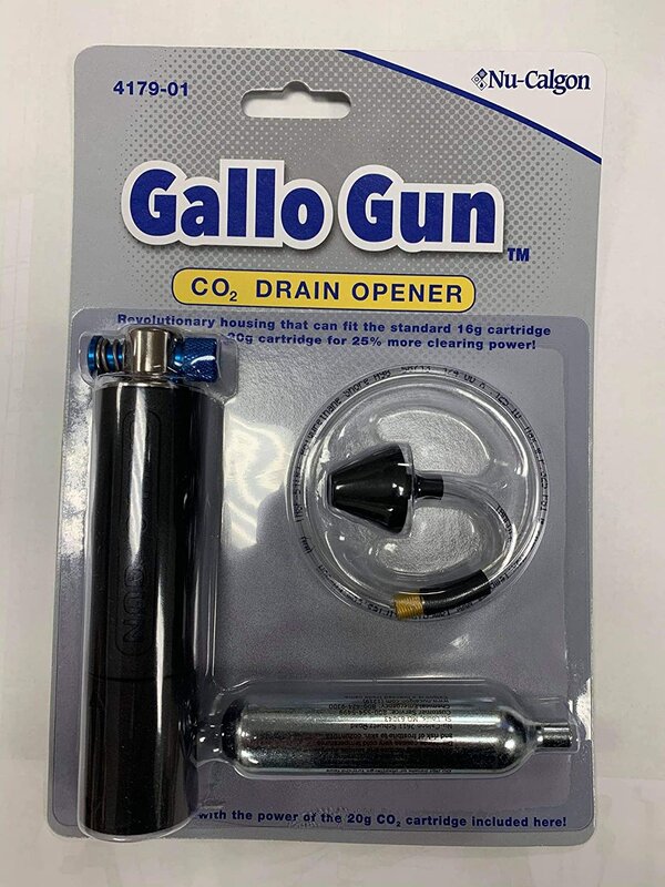 Nu-Calgon 4179-01 Gallo Gun CO2 Drain Opener Front View
