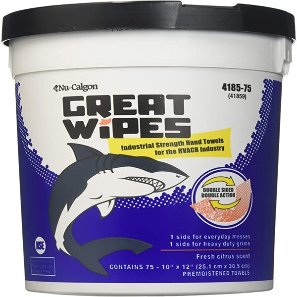 Nu-Calgon 4185-75 Great Wipes Front View