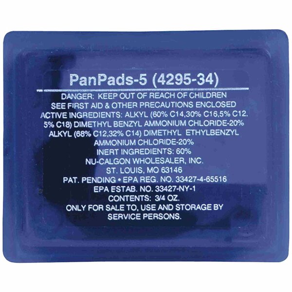 Nu-Calgon 4295-34 PanPads-5 Ton Front View