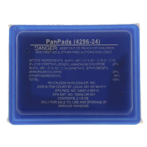 Nu-Calgon 4296-24 Pan Pads- 15 Ton Front View