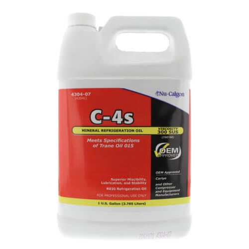 Nu-Calgon 4304-07 Refrigeration Oil, C-4 Front View