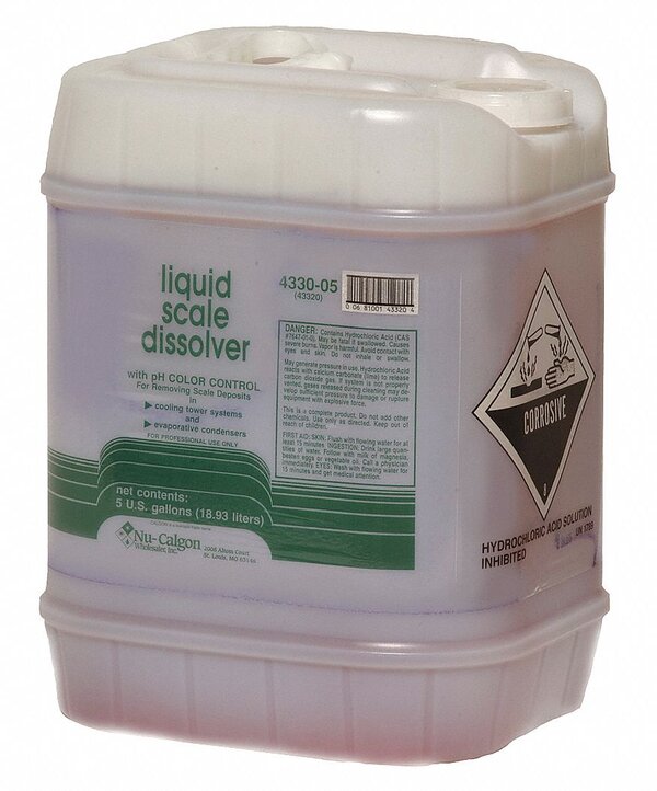 Nu-Calgon 4330-05 Liquid Scale Dissolver Side View