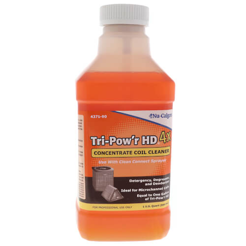 Nu-Calgon 4371-90 Tri-Pow'R HD 4X Concentrate Coil Cleaner Front View