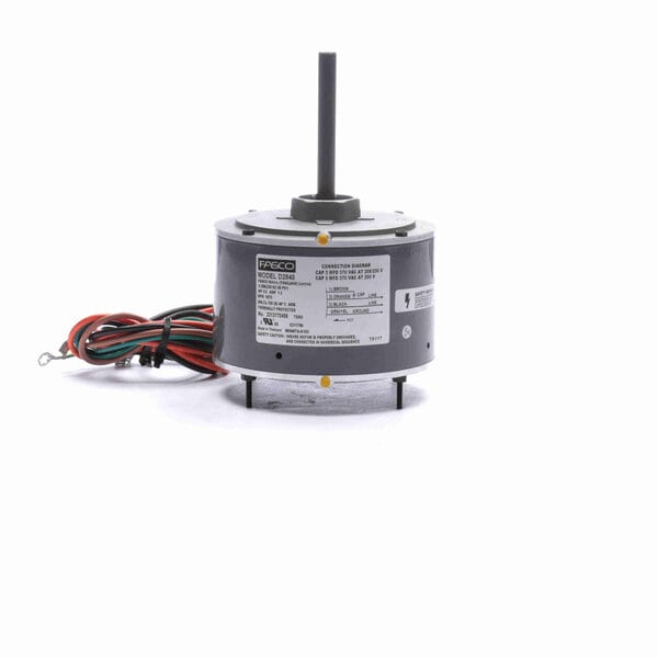 Fasco Totally Enclosed Air Over OEM Replacement Motor Front view