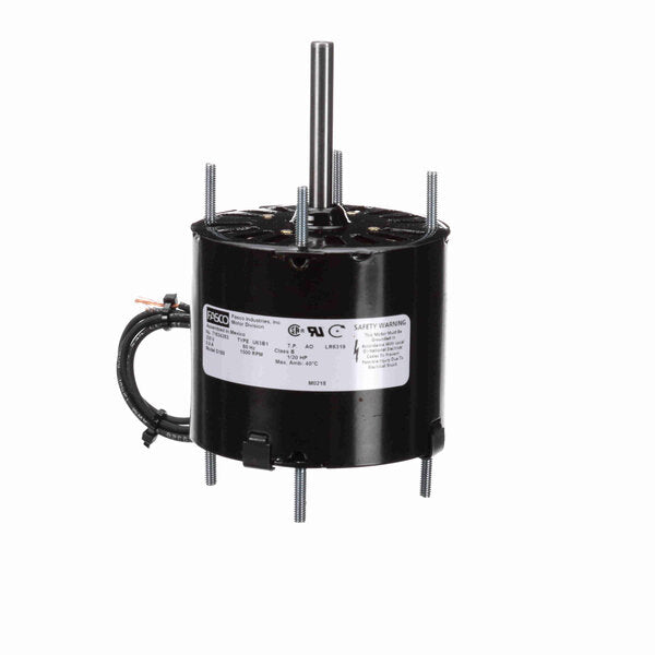 Fasco Open Air Over OEM Replacement Motor Front view