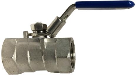 One Piece Standard Port Stainless Steel Ball Valve