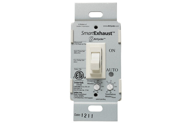 Panasonic FV-WCPT1-W SmartExhaust™ Control Side View