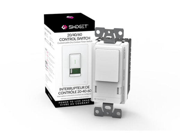 Panasonic S16008WA Swidget 20/40/60 Timer Control Switch Side View