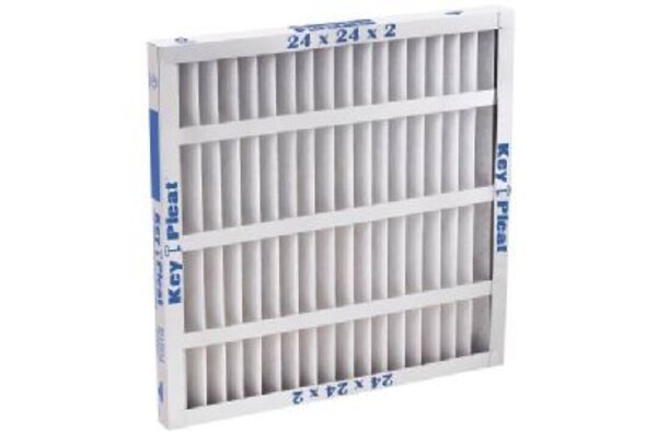 Parker Key 5251184484 Pleat Standard Capacity Medium Efficiency Pleated Filter Side View