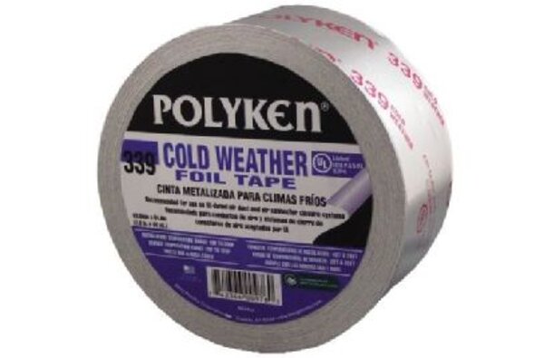 Polyken 339 3" Aluminum Foil Tape UL181A/B Listed Side View