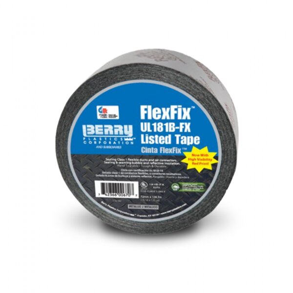Polyken 555 2" Metallic UL181B-FX Film Tape Side View