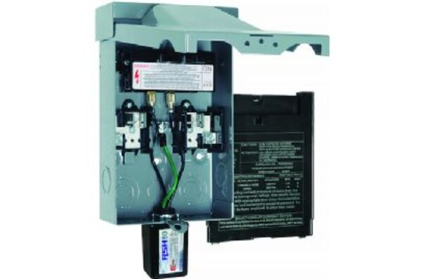 Rectorseal 96417 30A Fused Disconnect with Surge Protector Side View