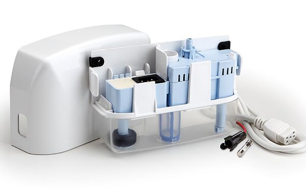 Rectorseal ASP-MW-UNI Mini White Condensate Pump Side View