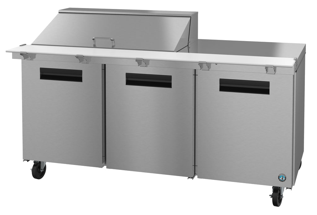 3 Door Mega Top Refrigerated Sandwich Prep Table