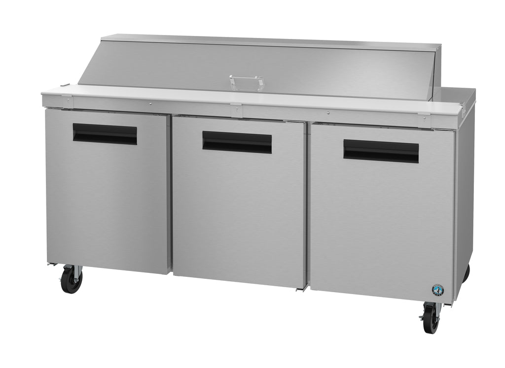 3 Door Stainless Steel Refrigerated Sandwich Prep Table