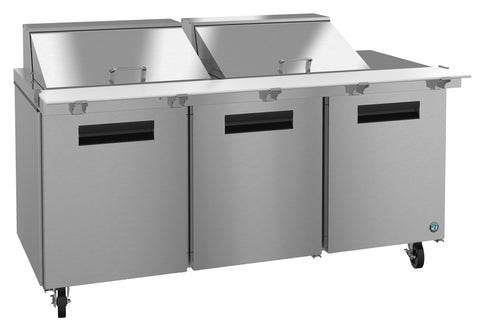 3 Door Mega Top Refrigerated Sandwich Prep Table