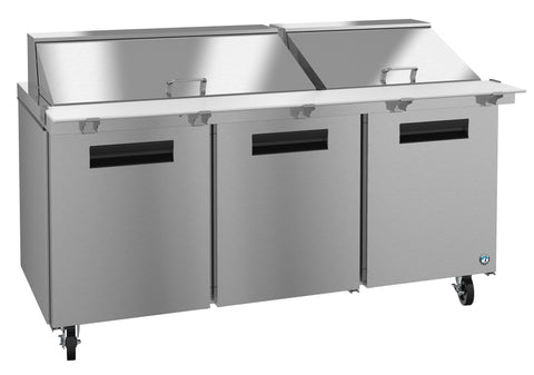 3 Door Mega Top Refrigerated Sandwich Prep Table