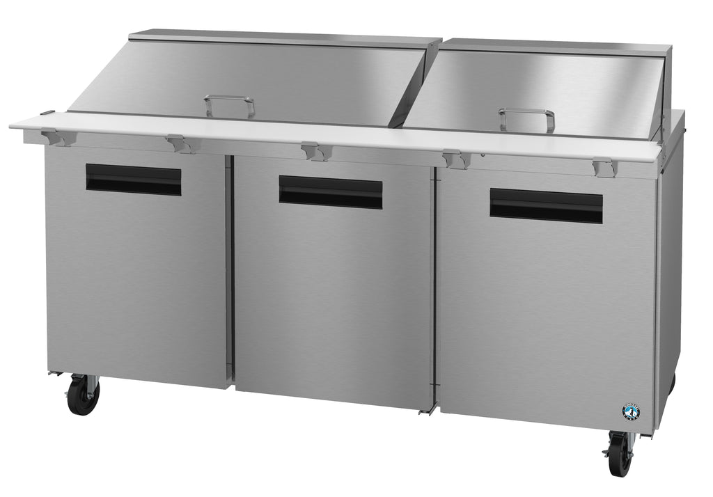 3 Door Mega Top Refrigerated Sandwich Prep Table