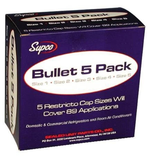 Supco 5-Pack — Tube Kit Precision Bore Capillary Tubing Side View