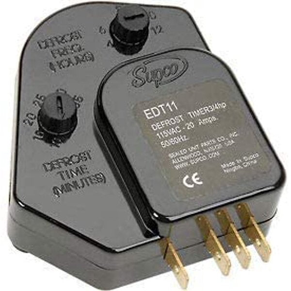 Supco EDT11 Electronic Adjustable Defrost Timer Side View