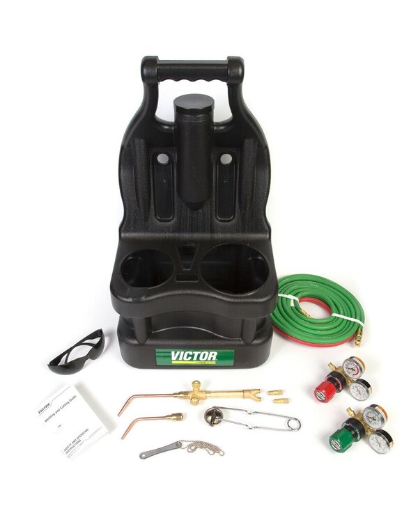 TurboTorch G150-J-P Oxy-Acetylene Brazing Kit Side View