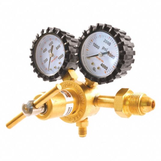 Uniweld RHP800 High Pressure Nitrogen Regulator Side View