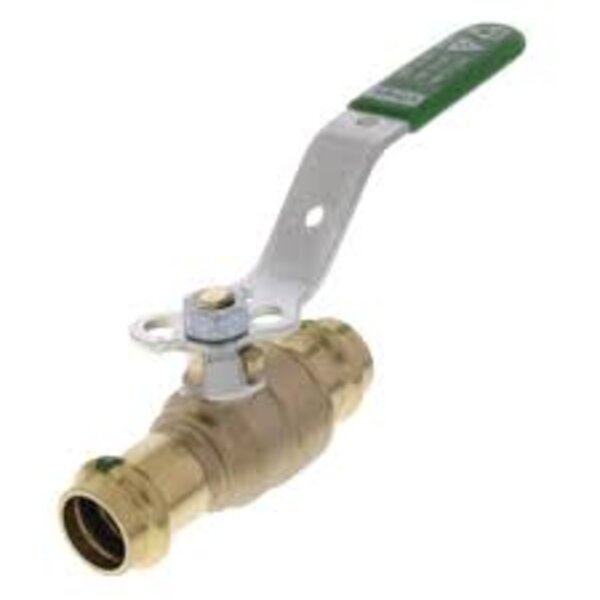 Viega 1/2'' ProPress Bronze Ball Valve Side View